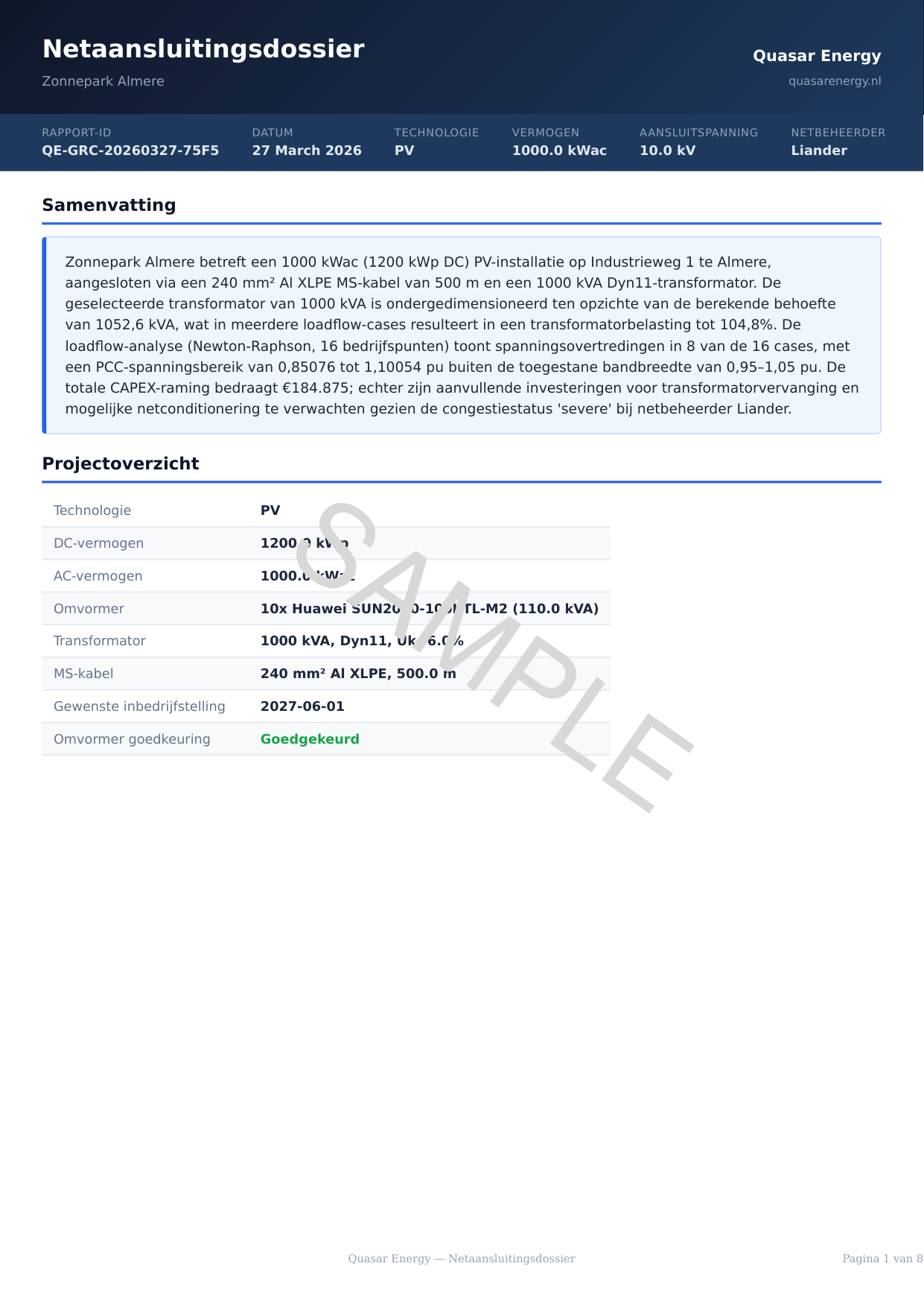 Grid Connection Sample